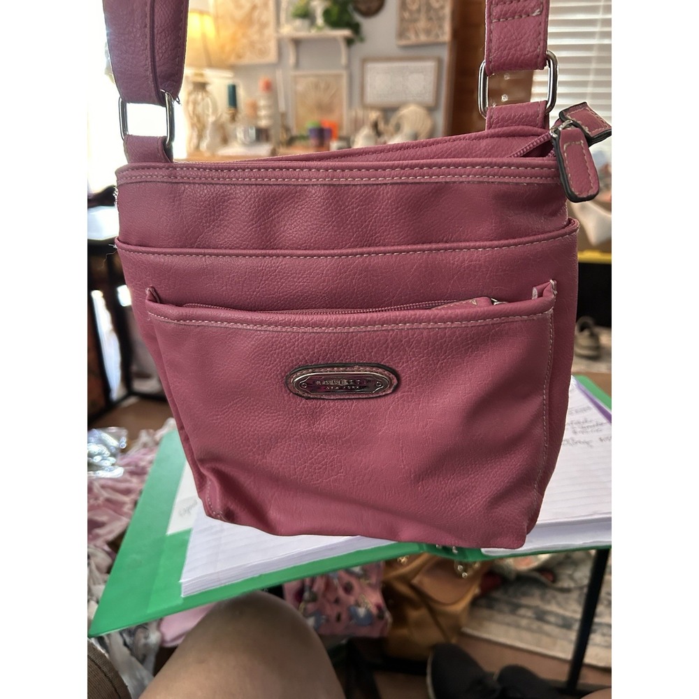 Rosetti Bag Pink Crossbody Bag Very Clean 10" X 9"
